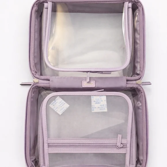 Calpak Dusty Lilac Clear Travel Packing Cube Set - Picture 2 of 4